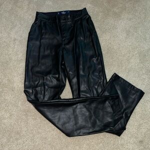 Hollister High Rise Leather Pants, w25